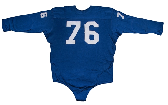 1957 Circa Lou Creekmur Game Used Detroit Lions Home Jersey (MEARS A8.5)